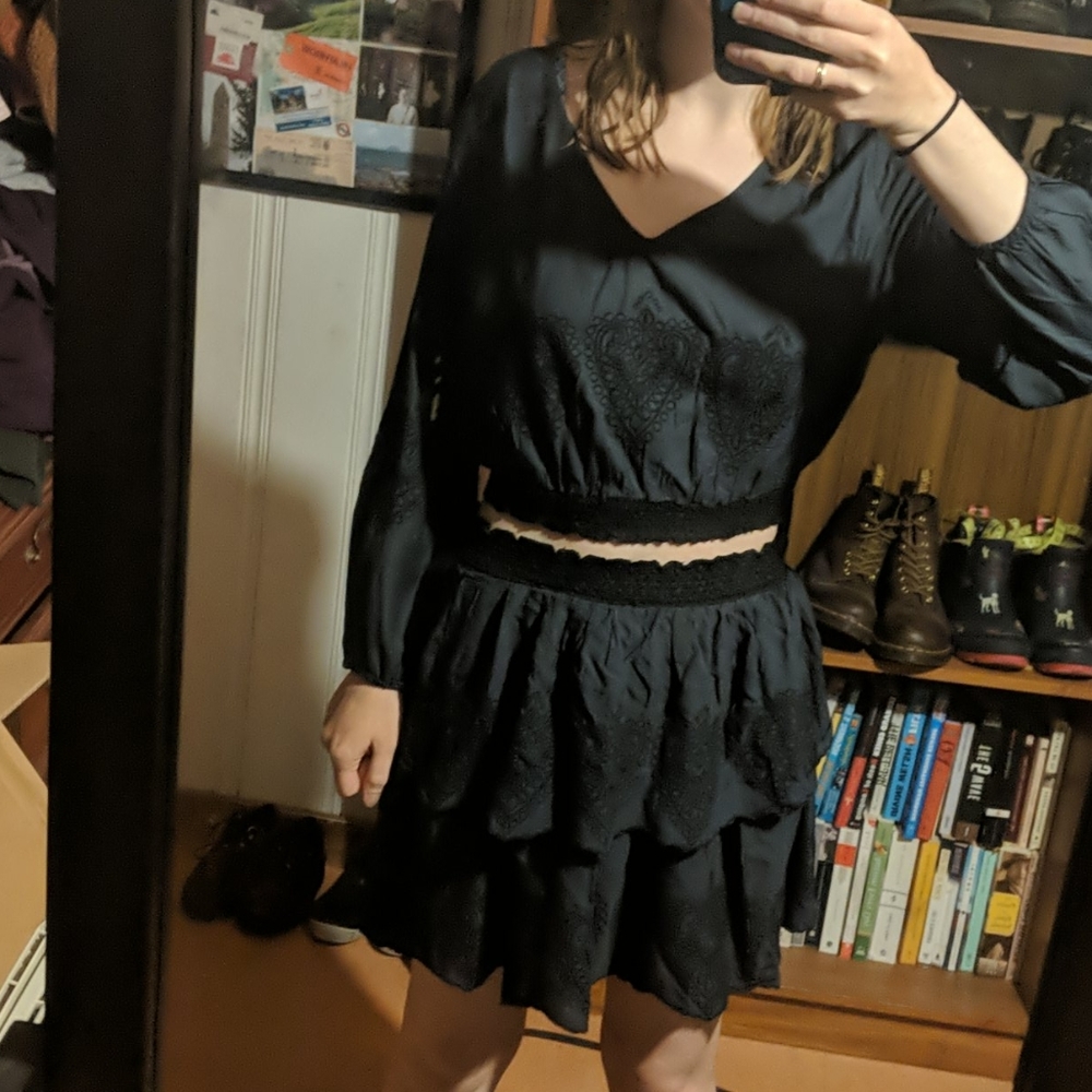 American Eagle Skirt and Blouse Set